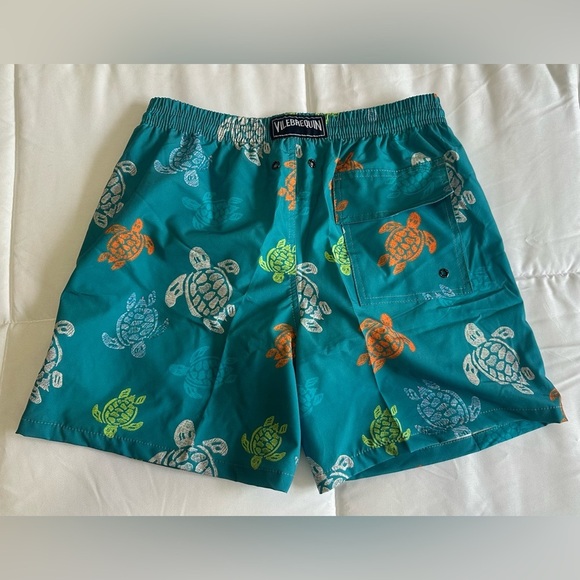 NEW Men’s Vilebrequin Size Large Turtle Swim Shorts - Picture 2 of 5